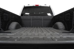 Ford Super Duty Molle Panels - Rear - Addictive Desert Designs - Hammer Black Powder Coat Finish - Black - `23-`27